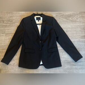New Banana Republic Black Blazer with Internal Pin Stripes Size 8